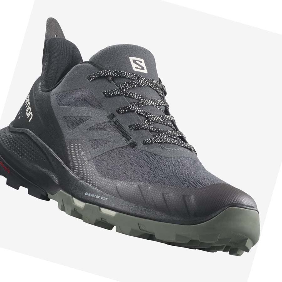 Salomon OUTPULSE GORE-TEX Erkek Yürüyüş Ayakkabısı Gri | TR 3581KOR